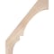 Ekena Millwork 3 1/2"W x 24"D x 30"H Balboa Smooth Knee Brace, Douglas Fir BRC04X24X30BOA00SDF - alternate 2